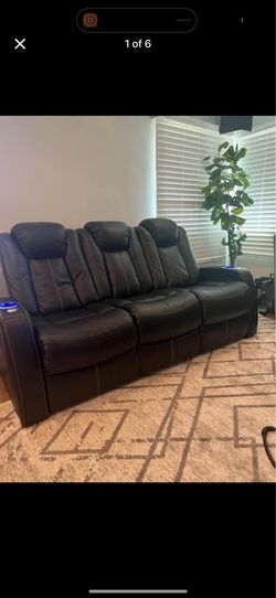 Theatre reclinable sofa