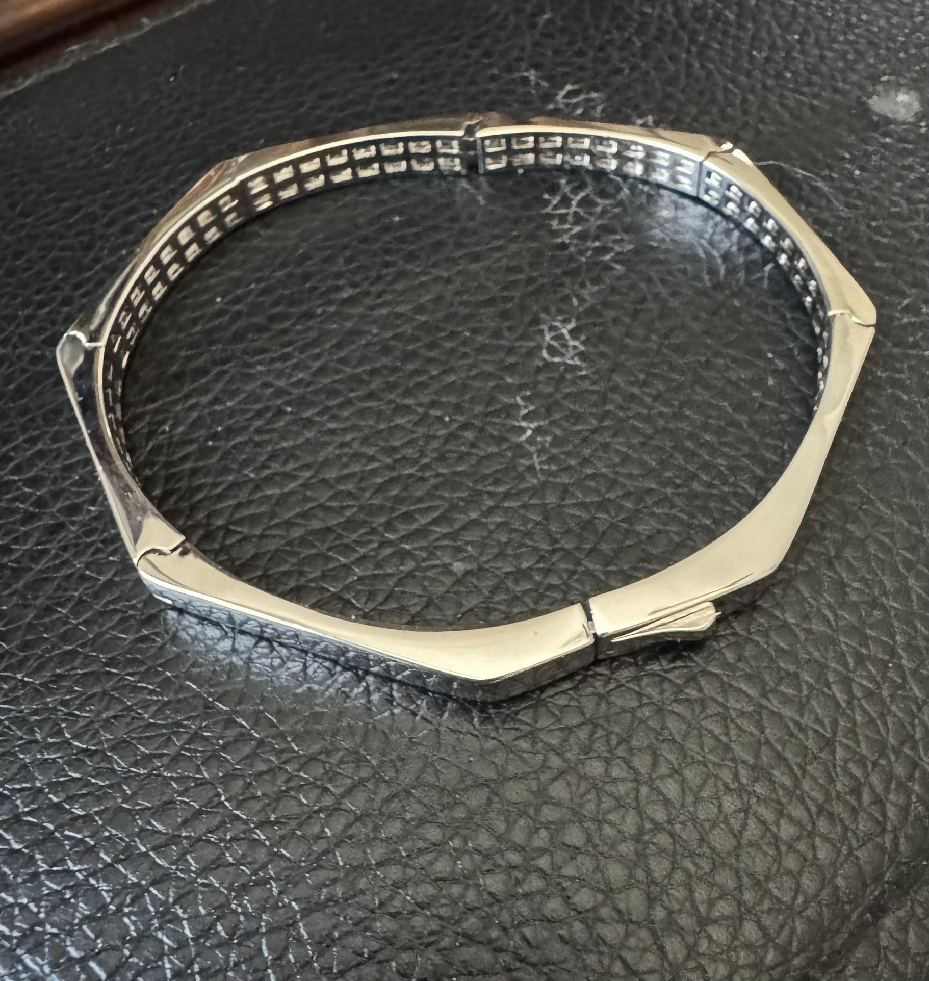 Cartier White Gold Gorgeous Bracelet Size 7.75