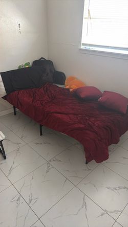 Twin bed and frame