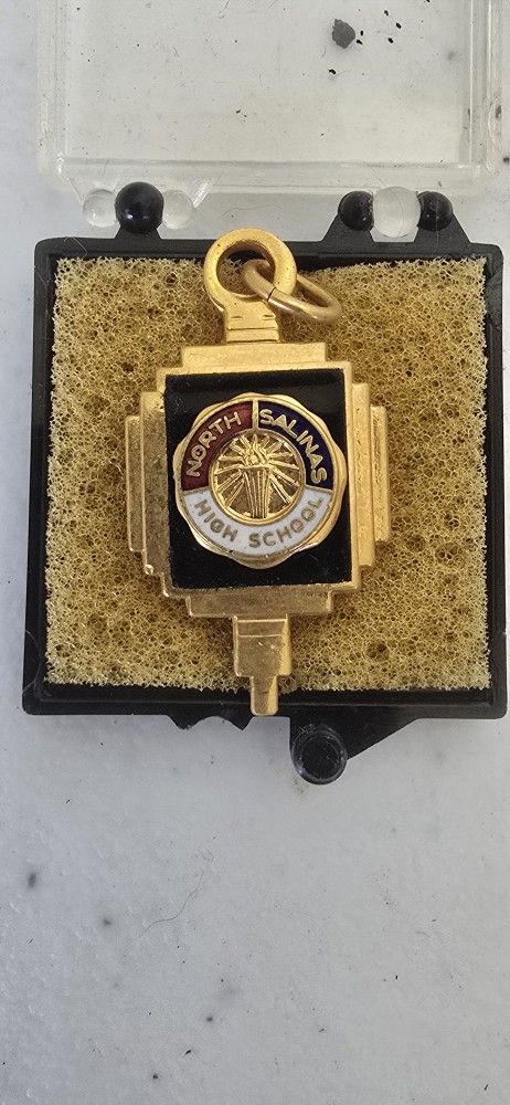 VTG 50's era North Salinas High graduation pendant
