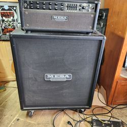 Mesa Guitar Amplifier With Speaker & Pedal