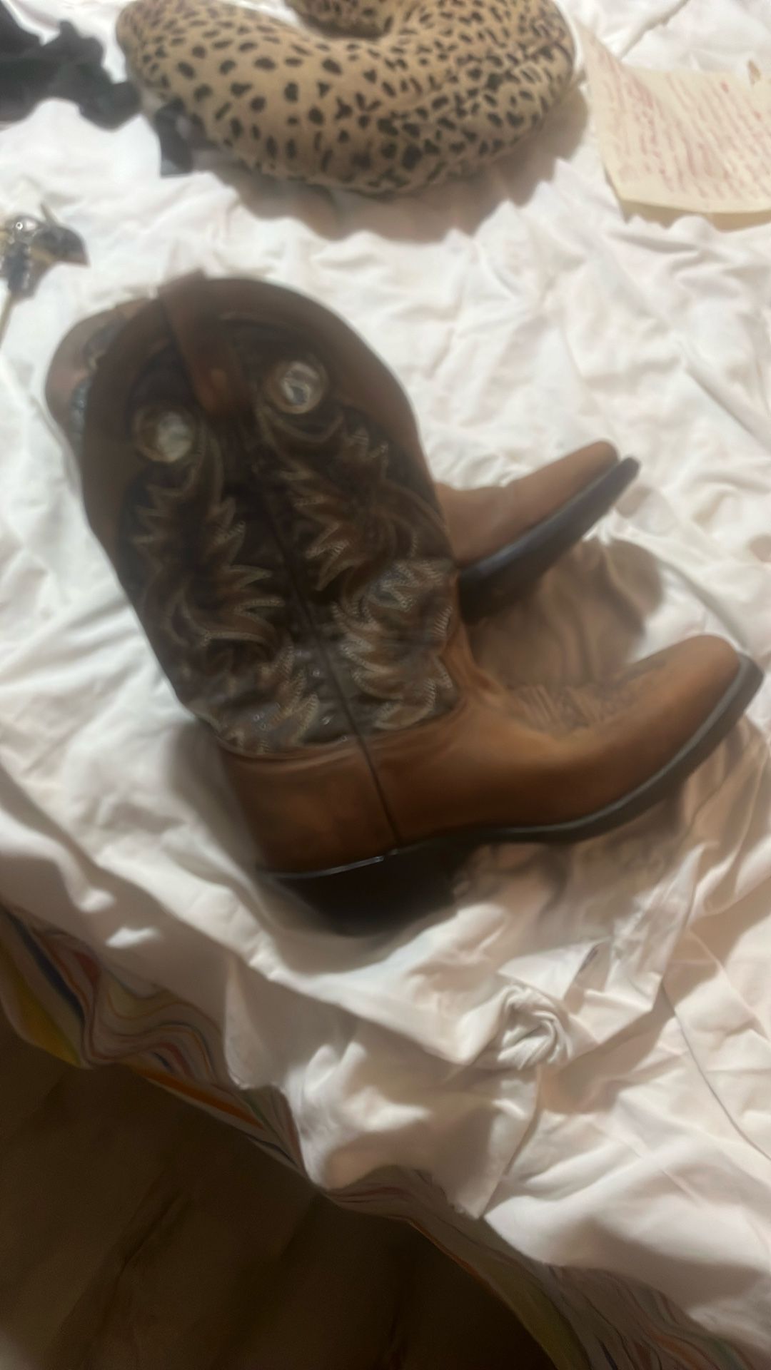 Square Toe Men’s Boots Size 8.5 D