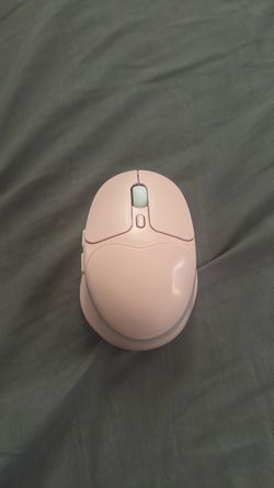 Pink Wireless Computer Mouse