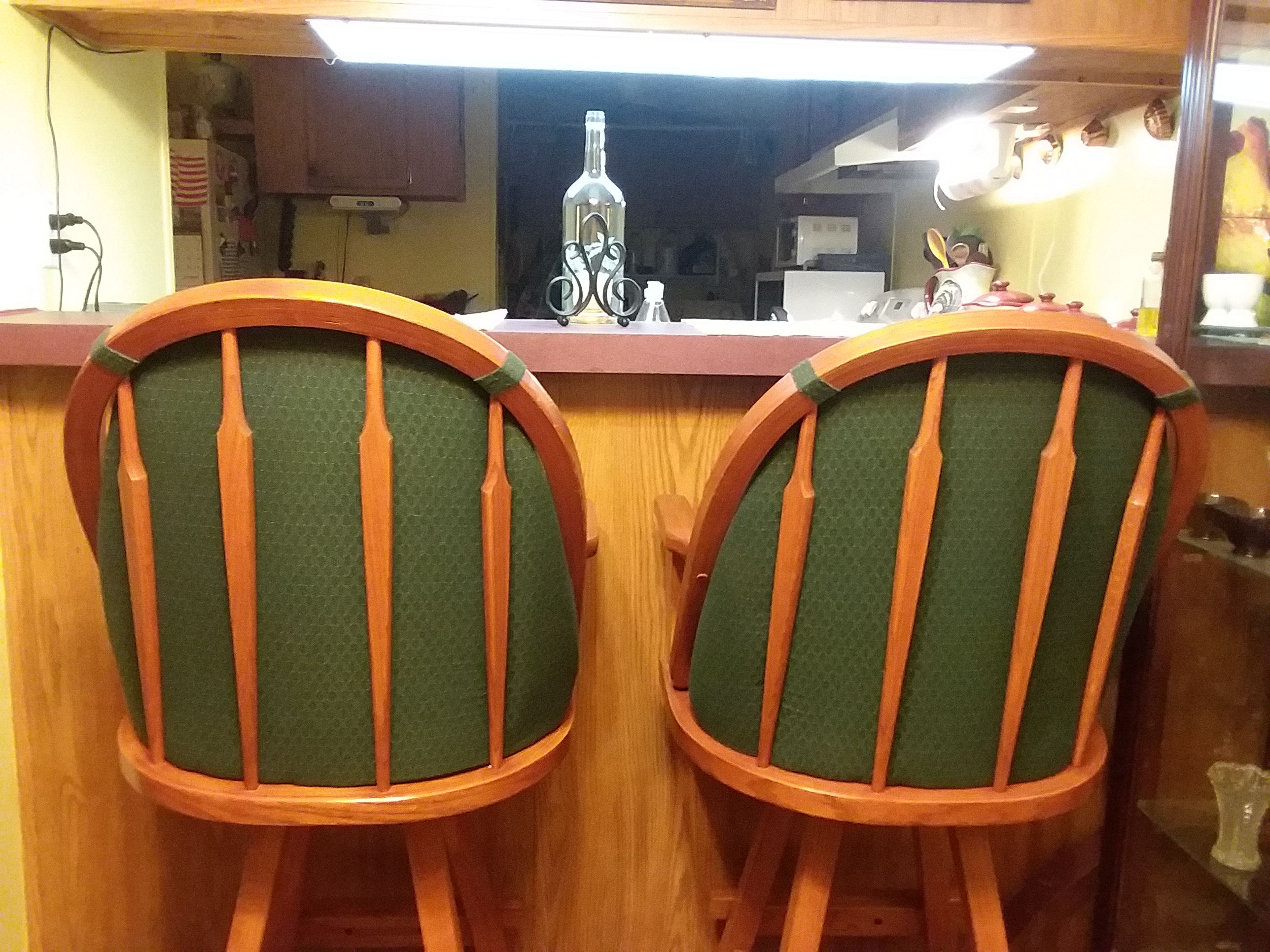 Set of Swivel bar stools
