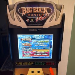 Big Buck Hunter Arcade Cabinet- Open To Trades Msg