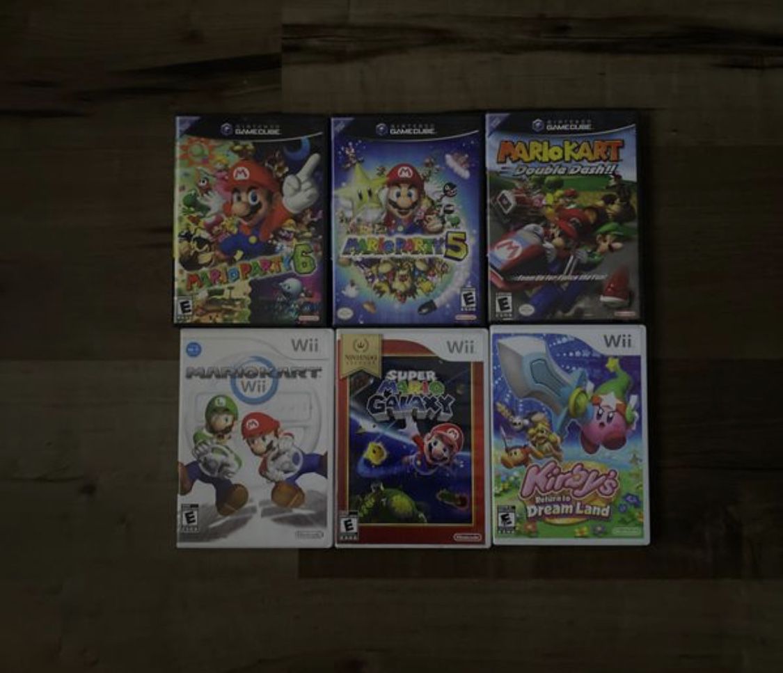 Gamecube and Wii Games