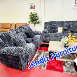 Fabric Furniture Sectional Couches Sofa With Electric Reclining Seats