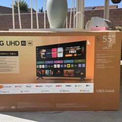 55” Lg smart 4k led Uhd tv