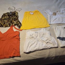 Women's tops Total of 6 -5 large and 1 extra large