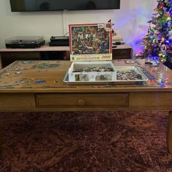 Vintage Ethan Allen Country Colors Maple Coffee Table