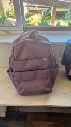 Mauve diaper bag backpack