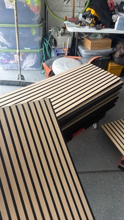 Acoustic room panels