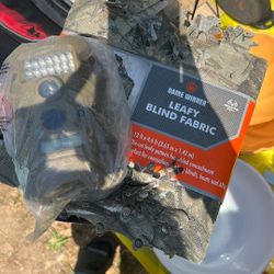 Deer Blind Fabric & Camera