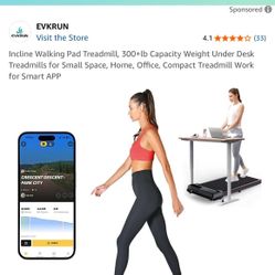 Incline walking  pad Treadmill 