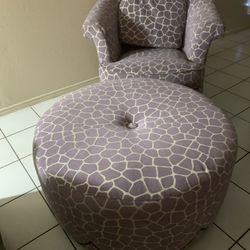 Swivel Chair & Ottoman 