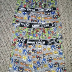 Sonic Boxer Briefs Size 10 Boys