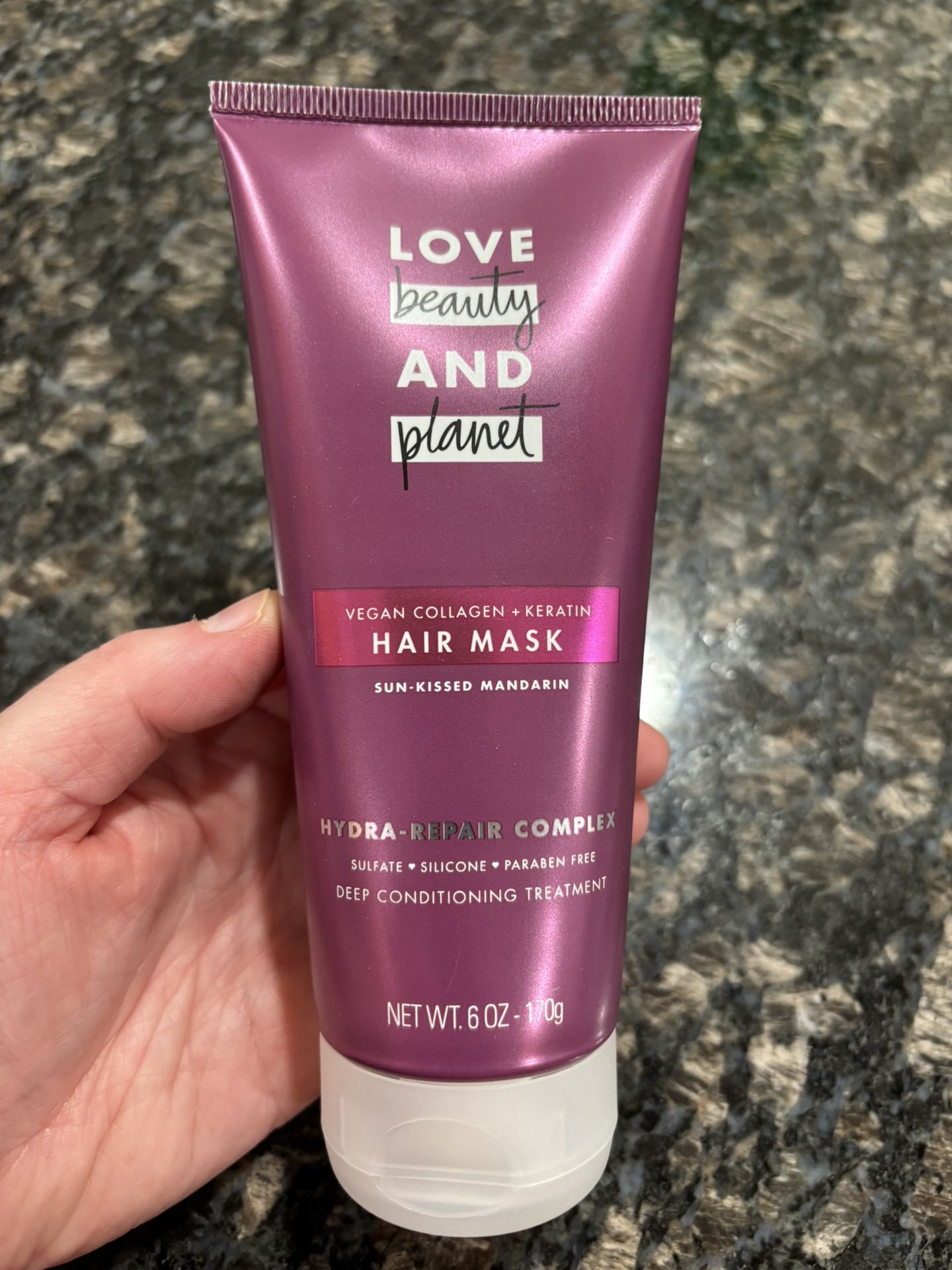 NEW LOVE BEAUTY AND PLANET VEGAN COLLAGEN + KERATIN HAIR MASK FULL SIZE $10!!