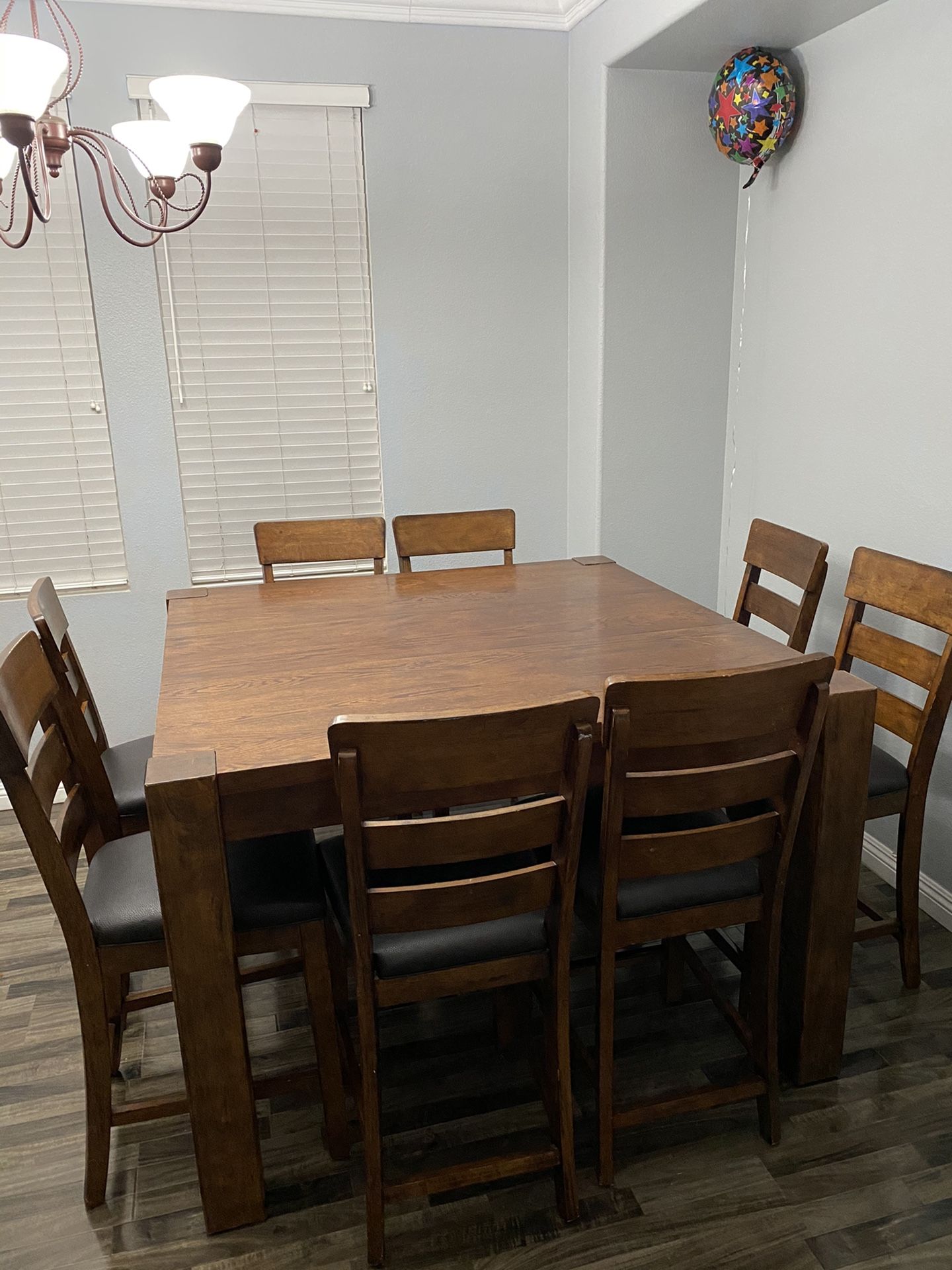 High chair dining room table