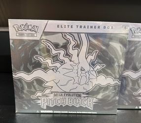 Pokemon Elite trainer box Mega evolution Pitch black