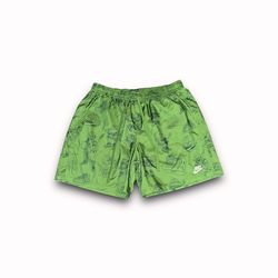 Nike Woven Flow Sportswear Sole Food Shorts Mens Large DR9781-377 Green