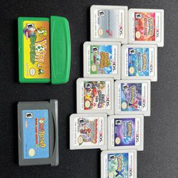 Nintendo 3DS Games Bundle And Gameboy Advance 