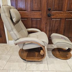 Oslo Collection Recliner With Ottoman 