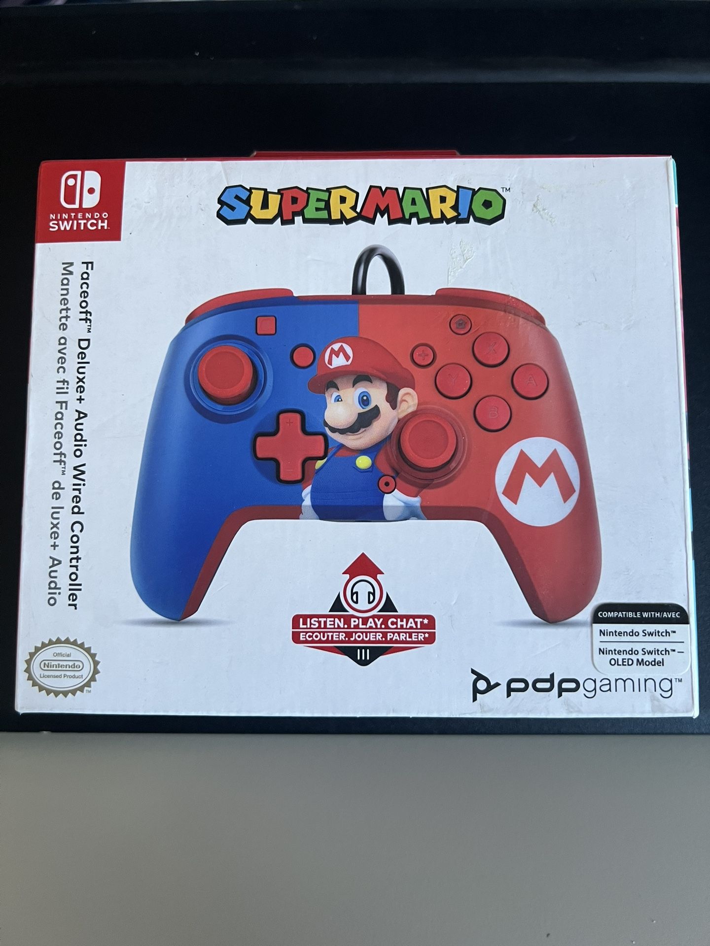 PDP Gaming Faceoff Deluxe+ Audio Wired Controller