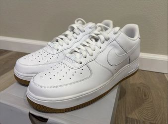 Nike Air Force 1 Low '07 White Gum Mens White Shoes Size 10