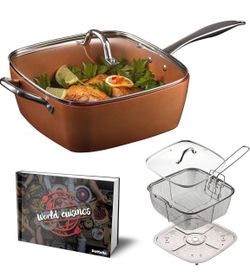 Pottella Copper Square Deep Pan Set ($57 plus tax now for $30)