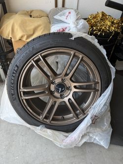 Michelin Sport Tires and Enkei Wheels