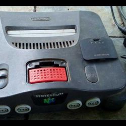 n64 with 5 games, expansion and  rumble pak