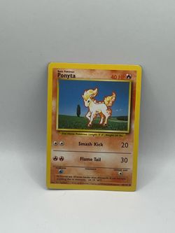 Pokemon Base Set Ponyta Card #60