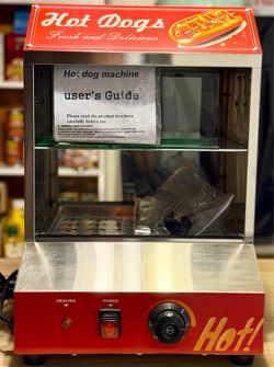 Hot Dog Steamer - New