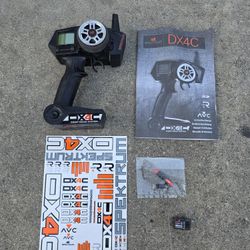 RC Car Spektrum DX4C Radio System with SR410 DSMR Receiver