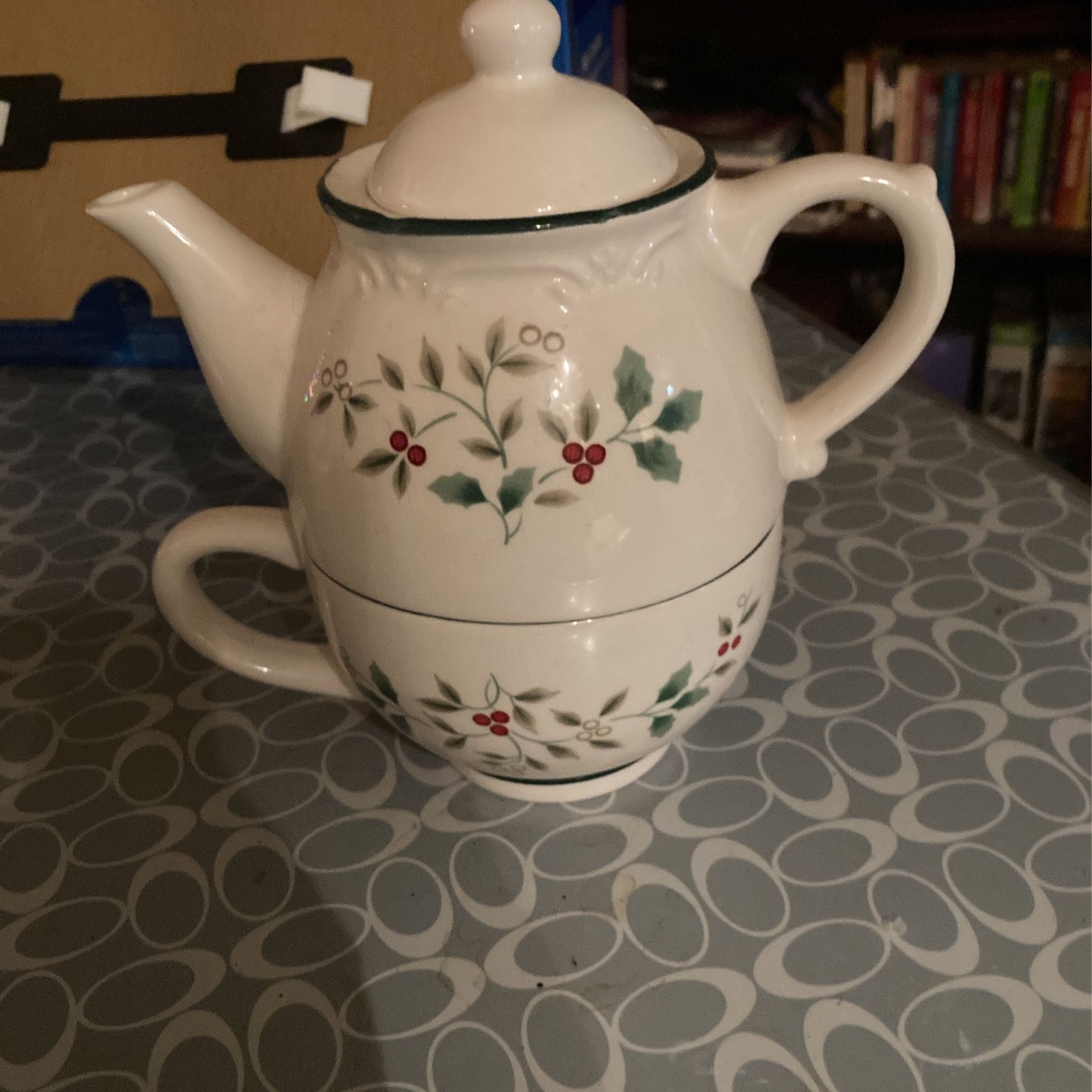Ceramic Cup And Tea Pot