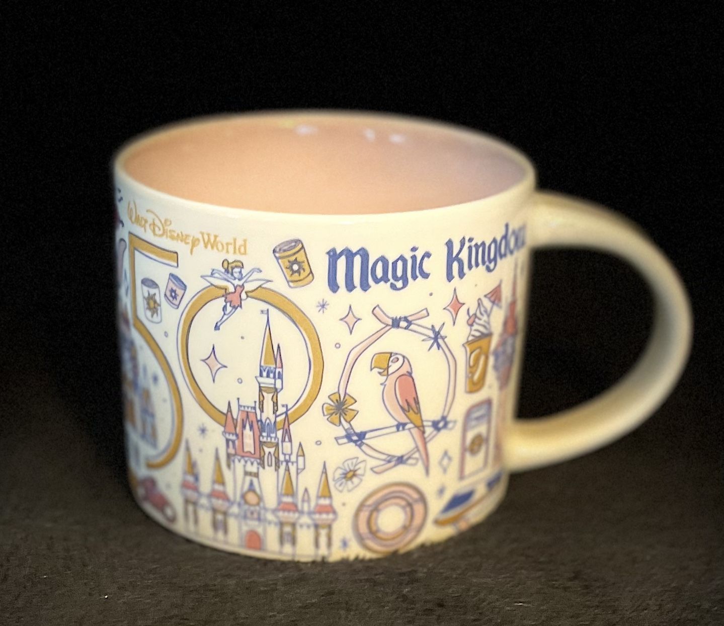 Starbucks Disney Parks MAGIC KINGDOM Been There Series 50th Anniversary Mug 14oz.