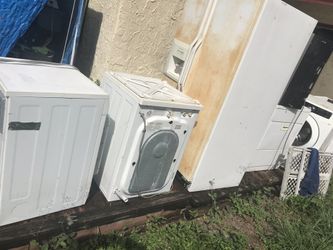 Refrigerators microwaves freezers washer and driers