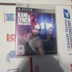 Kane & Lynch Dog Days 2 Ps3 Game
