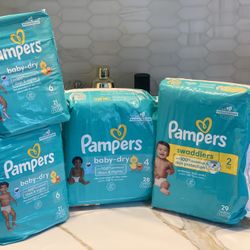 Pampers Diapers $8ea
