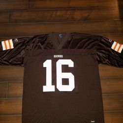 Cleveland Brown Josh Cribbs Brown Orange White XXL 