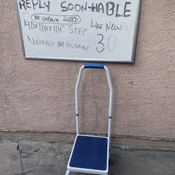 Step Adjustable Not Foldable Escalon Adjustable No Se Dobla 