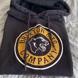 Brixton Mfg. Company Small Blk Hoodie Pullover 