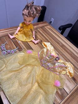 Disney Princess Belle Doll + Dress & Tiara Set ✨