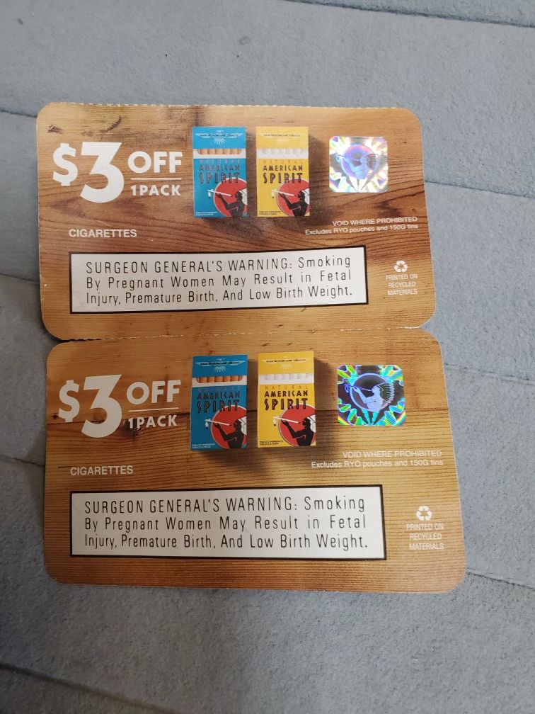 American spirit cigarettes coupons