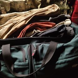 5 Duffel Bags Tac Clothes