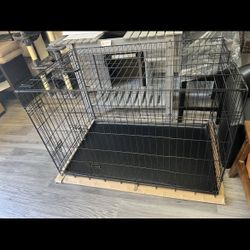 Dog  Crate 48x30x33 Inch H , black