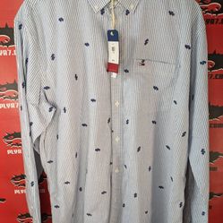 NWT 🔥 XL ⚡ Tommy Hillfiger Dress Shirt M.S.R.P. $99.50 🔥 New With Tags
