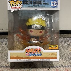 Funko Pop! Naruto Uzumaki Nine Tails Hot Topic Exclusive