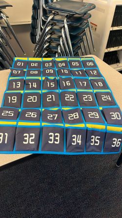 Classsrool Pocket Chart 1-36