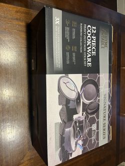 Thyme & Table 12-Piece Non-Stick Cookware Set